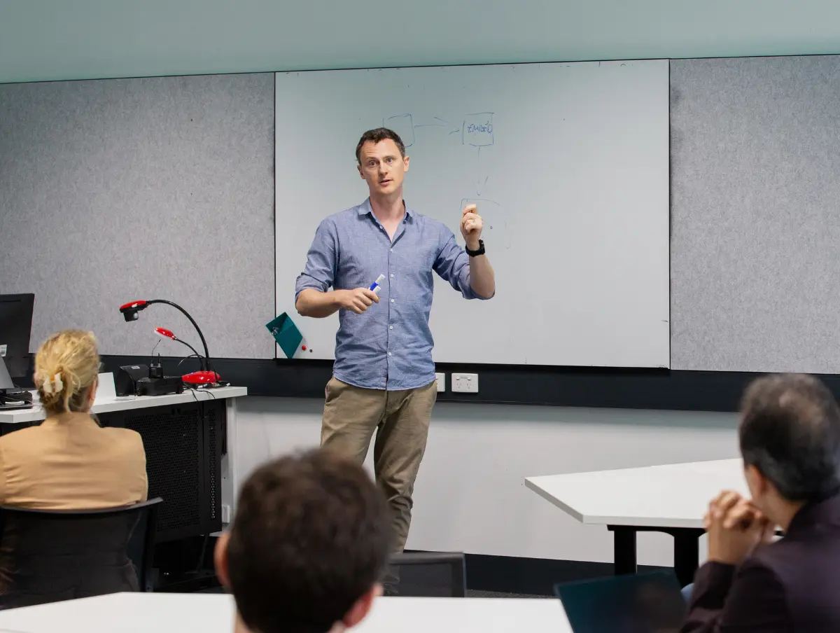 Professional working