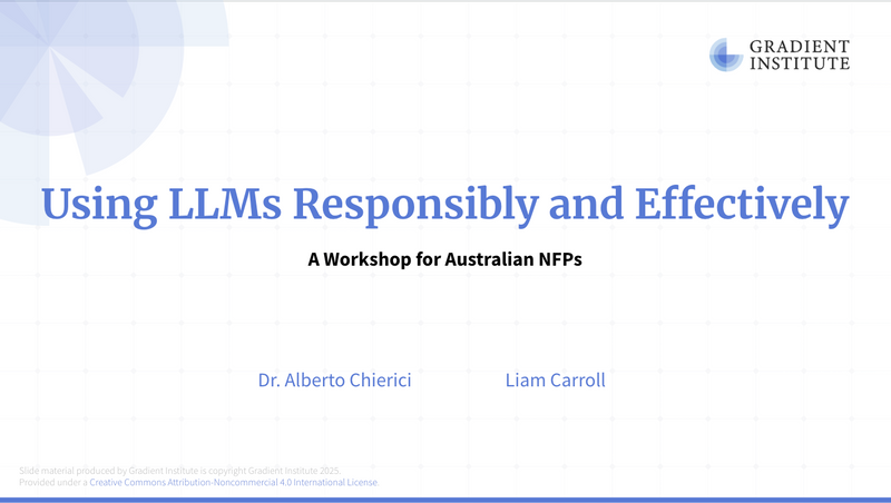 Screenshot of the webinar title slide